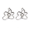 Tibetan Style Alloy Pendant Enamel Settings PALLOY-N160-65AS-1