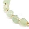Natural Green Aventurine Round Beaded Stretch Bracelet BJEW-JB08197-03-5