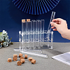 Acrylic Multi-Use Colorimetrical Cylinder Tube Display Racks DIY-OC0013-10B-3