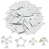 150Pcs Glass Mirror Mosaic Tiles DIY-OC0011-75A-1