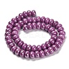 Glazed Porcelain Rondelle Beads PORC-Q001-01D-2