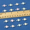 14Pcs 7 Colors Rack Plating Alloy Rhinestones Pendants FIND-FS0003-19-5