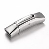 Tarnish Resistant Smooth Surface 304 Stainless Steel Rectangle Magnetic Clasps LS-STAS-I045-08-1