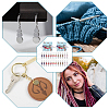 Alloy Enamel Shark Pendant Locking Stitch Markers HJEW-AB00099-6
