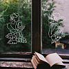 4Pcs 4 Styles PET Hollow Out Drawing Painting Stencils DIY-WH0394-0159-5