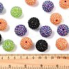 Halloween Theme Resin Rhinestone Beads RESI-L049-01B-3