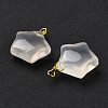 Natural Agate Star Pendants G-U025-03G-2