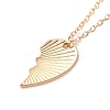 BEST BUDS Alloy Pendant Necklaces LS-NJEW-K124-03B-G-4
