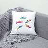 8Pcs 8 Style Waterproof PVC Vinyl Laser Rainbow Stickers DIY-SZ0003-64-7