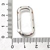 Brass Micro Pave Cubic Zirconia Spring Gate Rings KK-Z093-01P-3