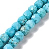 Natural Howlite Beads Strands G-G001-B03-05-1