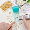 100Pcs 5 Styles Alloy Pendants FIND-GA0006-61-3