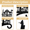 Iron Hanging Plant Hanger Bracket HJEW-WH0095-006-8