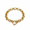 304 Stainless Steel Rolo Chain Bracelets STAS-OY012-43G-1