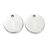 Non-Tarnish 304 Stainless Steel Charms STAS-P280-13P-1