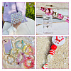 100Pcs 20 Colors Transparent Acrylic Beads MACR-TA0001-25-7