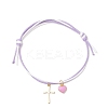 5Pcs Adjustable Waxed Polyester Cord Bracelets BJEW-JB11789-3
