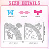 Carbon Steel Cutting Dies Stencils DIY-WH0309-1815-2