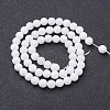 Natural White Jade Beads Strands X-GSR6mmC067-3