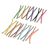 Braided Cotton Cord Slider Bracelet Making MAK-R001-01G-30-1