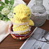 Polyester Flower Lace Ribbon OCOR-WH0097-21-6