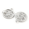 Brass Micro Pave Cubic Zirconia Charms KK-E090-37P-2