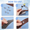 160pcs 4 styles Brass Grommet Eyelet Findings for Shoes FIND-PH0020-27-4