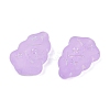 Frosted Transparent Acrylic Beads OACR-P029-04B-02-2