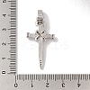 Rack Plating Brass & Cubic Zirconia Pendants KK-L216-054P-01-3
