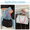 ABS Plastic Imitation Pearl Bead Chains Bag Extender Chains HJEW-TAC0090-8