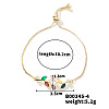 Fashionable European and American Style Rhinestone Slider Bracelets MB3547-4-1