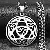 304 Stainless Steel Enamel Necklaces NJEW-Q338-08P-1