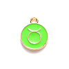 Alloy Enamel Pendants X-ENAM-S124-01A-06C-2