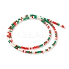 Christmas Theme Handmade Lampwork Beads Strands LAMP-L078-008L-2
