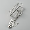 Rectangle Alloy Claw Hair Clips PHAR-WH0006-20-1