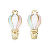 Alloy Enamel Pendants ENAM-N055-010B-NR-4