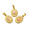 Natural Rose Quartz Pendants LS-STAS-C094-01G-01-1