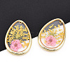 Alloy Epoxy Resin Pendants PALLOY-TAC0044-79-4