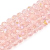Electroplate Glass Beads Strands EGLA-A044-T6mm-L22-1