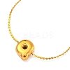 304 Stainless Steel Micro Pave Cubic Zirconia Pendant Necklaces NJEW-H017-01G-Q-1