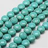 Synthetic Howlite Bead Strands G-P228-12-10mm-1