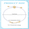 1pc Adjustable Nylon Cord Slider Bracelets for Women BJEW-LP0001-33I-G-2