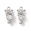 Brass Micro Pave Cubic Zirconia Pendants LS-KK-D283-16P-1