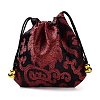 Chinese Style Stain Brocade Jewelry Packing Pouches PAAG-PW0001-161E-1-2