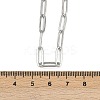 304 Stainless Steel Paperclip Chain Necklaces NJEW-H072-01P-5