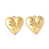 304 Stainless Steel Rhinestone Pendants STAS-L308-09G-1