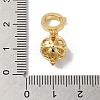 Rack Plating Brass Micro Pave Cubic Zirconia Fold Over Clasps KK-A222-02A-G-3