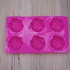 Flower Food Grade Silicone Molds SOAP-PW0001-081-3