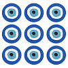 Evil Eye Pattern Cloth Computerized Embroidery Iron On/Sew On Patches LS-PATC-WH0011-14-1