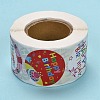 3 Roll 3 Style Self Adhesive Paper Stickers DIY-SZ0003-07-4